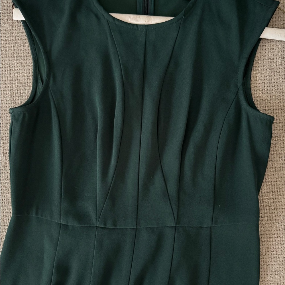 Ann Taylor Green Sheath Mini Dress